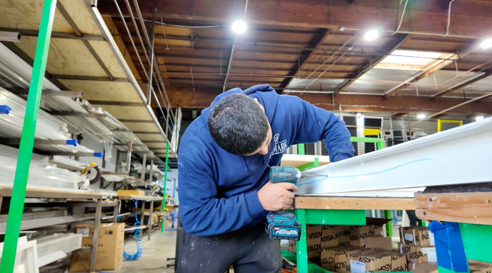 Precision cutting of vinyl window profiles